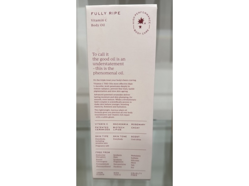 Tronque Body Oil, Fully Ripe Vitamin C, 4.1 fl oz/120 mL