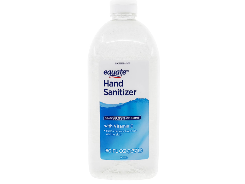 Equate Advanced Hand Sanitizer, Vitamin E, 60 fl oz/1.77 L