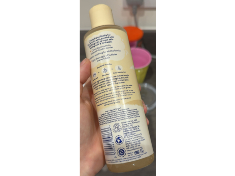 Childs Farm Oatderma Bubble Bath, Soothing Oat, 250 mL