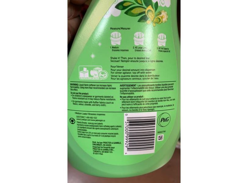 Gain Fabric Softener, Original, 60 Loads, 51 fl oz/1.53 L