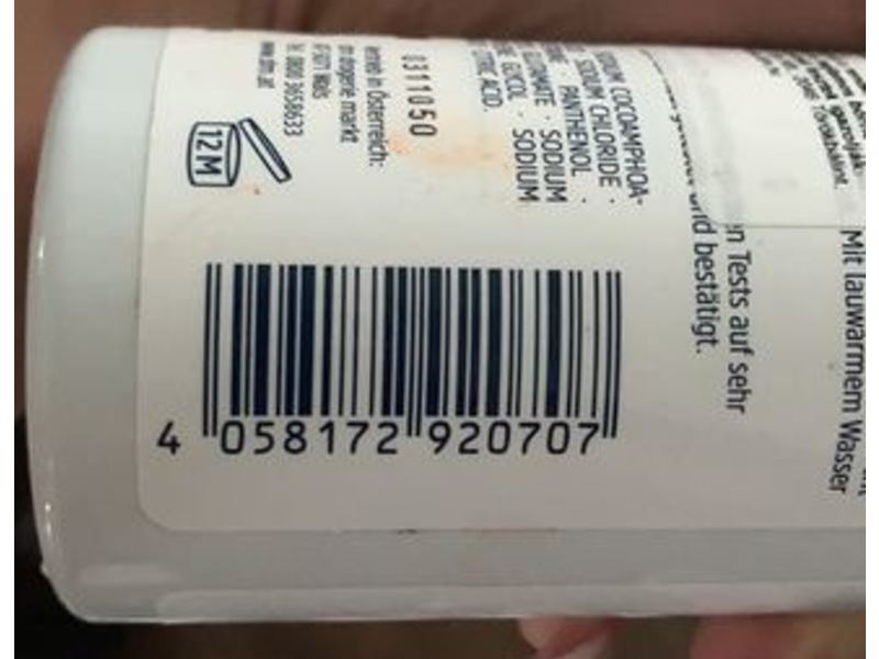 Balea MED Cleansing Foam, Ultra Sensitive, 150 mL