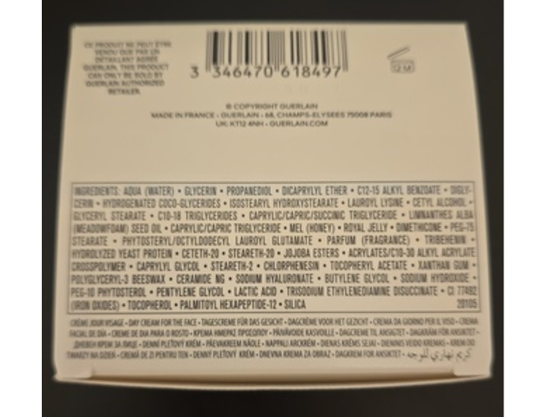 Guerlain Paris Abeille Royale Honey Treatment Rich Cream, 1.6 fl oz/50 mL