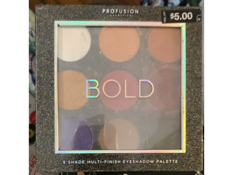 Profusion Cosmetics Multi-finish Eyeshadow Palette, Bold