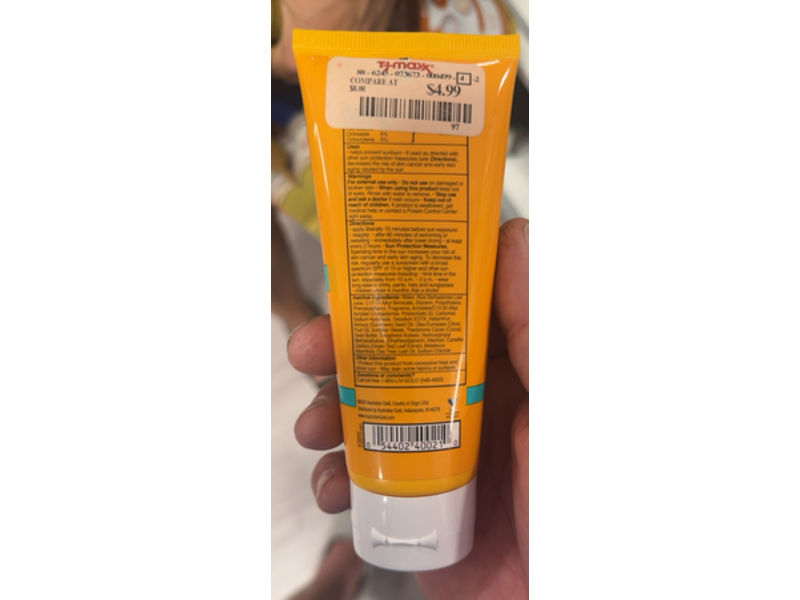 Australian Gold Ultimate Hydration Sunscreen Lotion, SPF 30, 3.4 fl oz/100 mL