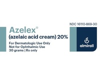 Azelax (Azelaic Acid) cream 20%, 30 g, Almiral (Rx) - Image 2