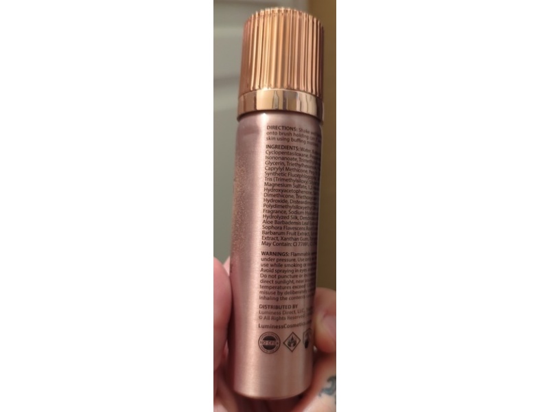 Luminess Airbrush Spray Silk Foundation, Medium Warm, 2 oz/57 g