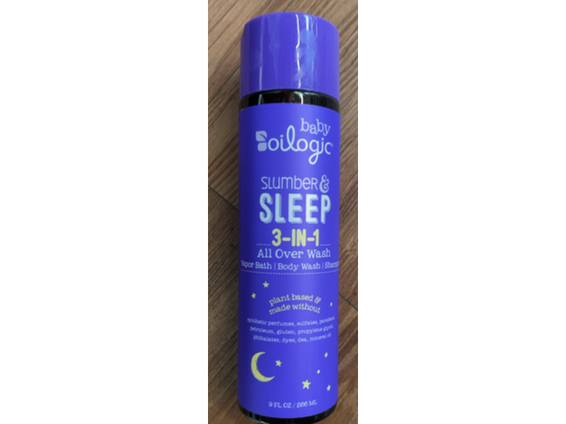 Oilogic Slumber & Sleep, All Over Wash 9 fl oz/266 mL