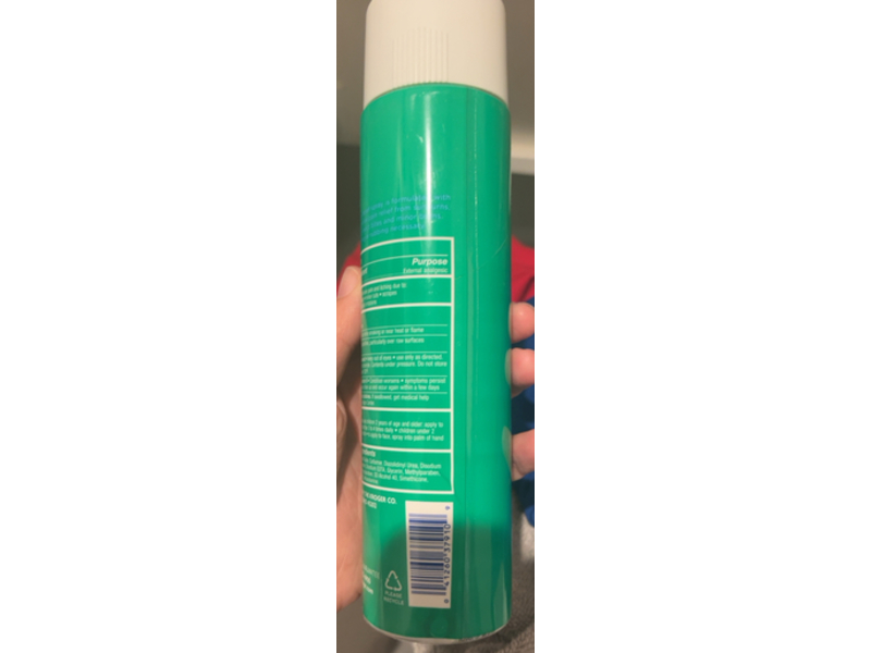 Kroger Sun Burn Relief Spray, Lidocaine 0.5%, 8 fl oz/237 mL