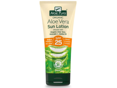Aloe Pura Sun Lotion, Aloe Vera SPF 25, 200 mL