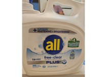 All Plus Laundry Detergent, Free Clear, 158 Loads, 237 fl oz/7 L - thumbnail 2
