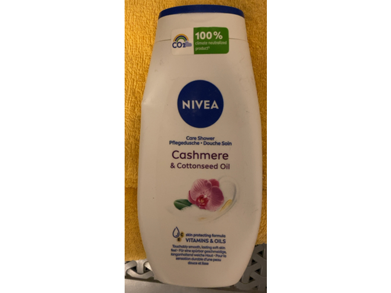 Nivea Care Shower Gel, Cashmere & Cotton Seed Oil, 250 mL