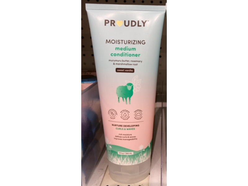 Proudly Moisturizing Conditioner, Medium, 9 fl oz/266 mL