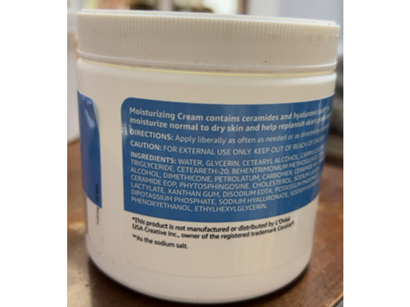 Amazon Basics Moisturizing Cream, 16 oz/454 g