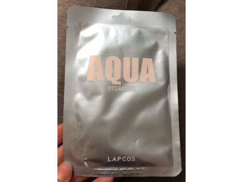 Lapcos Aqua Hydrating Daily Sheet Mask, 1.01 fl oz/30 mL, Pack Of 5