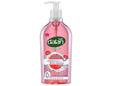 Dalan Moisturizing Hand Wash, Micellar Water & Pink Grapefruit, 13.5 fl oz/400 mL, Pack Of 3