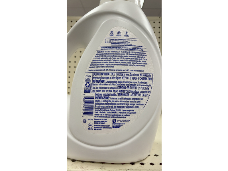 Tide Hygenic Clean Laundry Detergent, 59 Loads, 84 fl oz/2.48 L