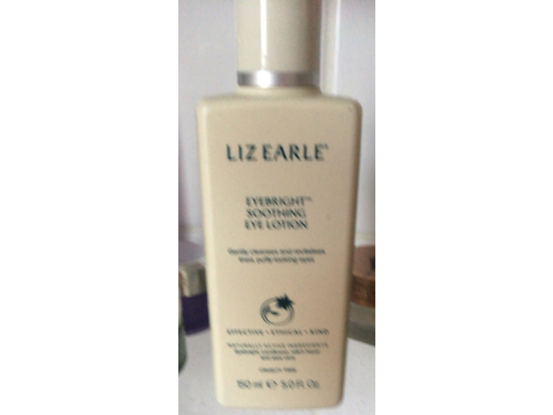 Liz Earle Eyebright Soothing Eye Lotion, Cornflower + Witch Hazel & Aloe Vera, 5.0 fl oz/150 mL