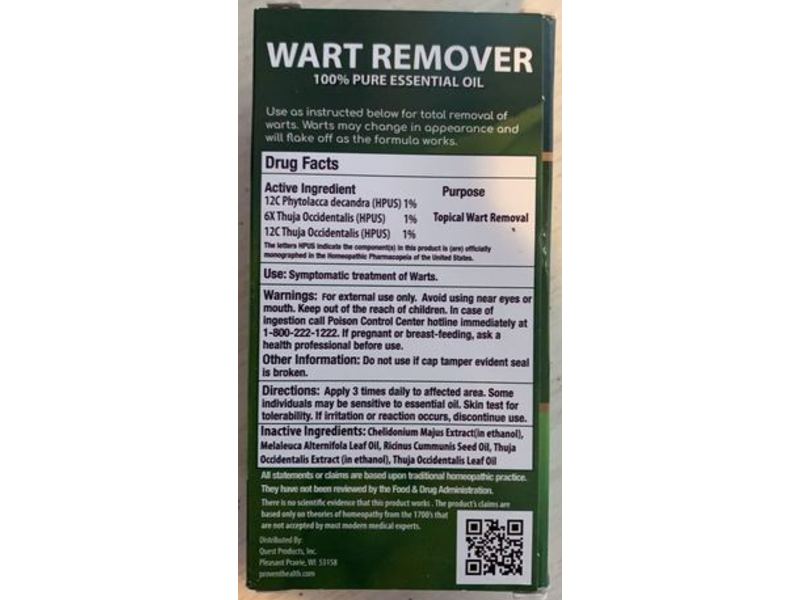 ProVent Wart Remover Liquid, 0.34 fl oz/10 mL