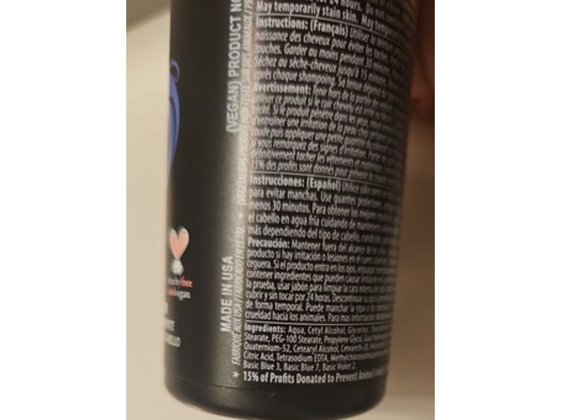 Arctic Fox Semi Permanent Hair Color, Peri Winkle, 4 fl oz/118 mL