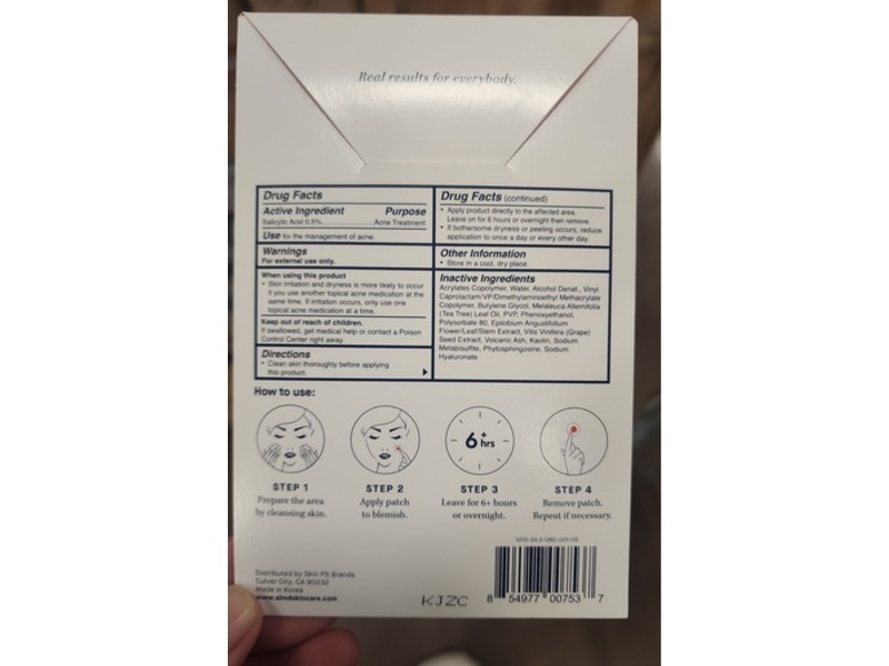SLMD Pimple Patches, Salicylic Acid, Count 24