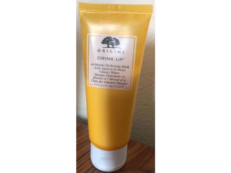 Origins Drink Up 10 Minute Hydrating Mask, Apricot & Swiss Glacier Water, 2.5 fl oz/75 mL