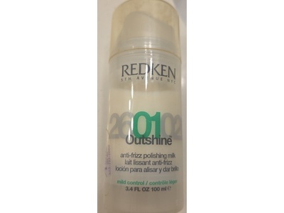 Redken Outshine 01 Anti-Frizz Polishing Milk, 3.4 fl oz/100 mL
