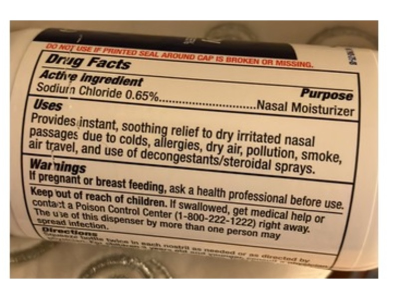 Equate Nasal Spray, 3 fl oz/88 mL