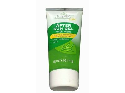 Studio Selection Sun After Sun Gel With Aloe, 6 oz/170 g