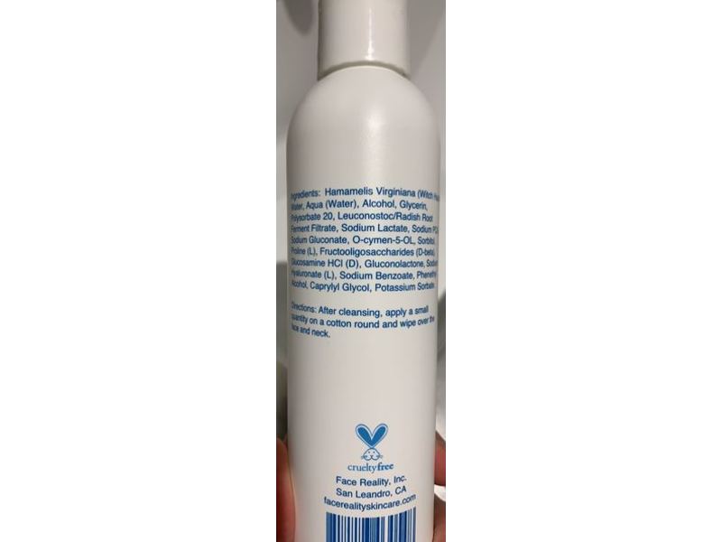 Face Reality Moisture Balance Toner, 6 fl oz/180 mL