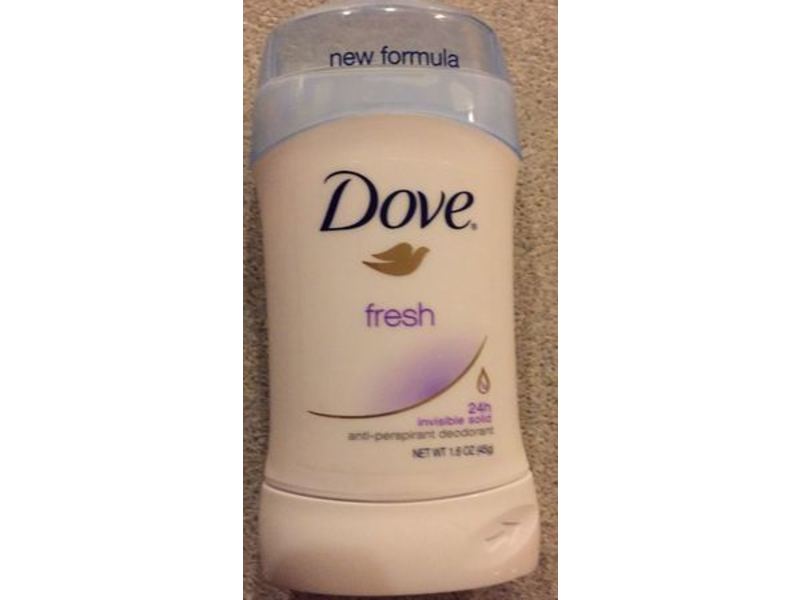 Dove Invisible Solid Antiperspirant Deodorant, Fresh, 1.6 oz/45 g