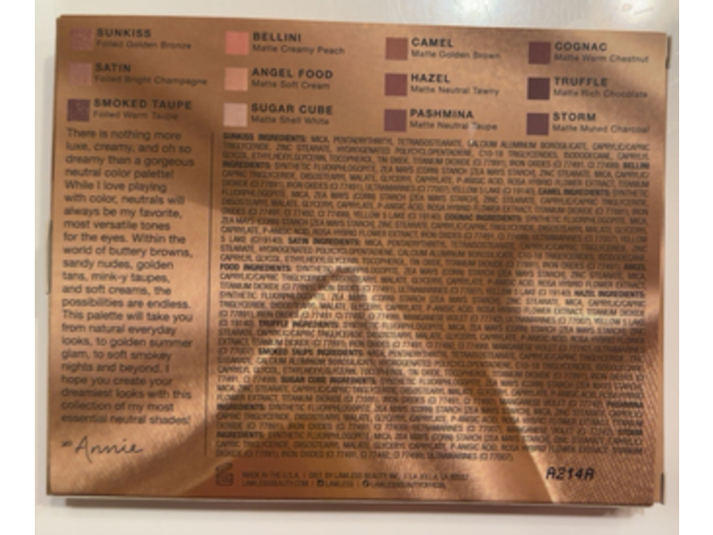 Lawless The Dreamy Dozen Eyeshadow Palette, 1.20 g