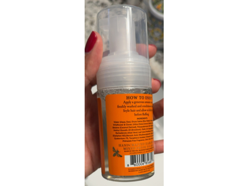 Camille Rose 4 In 1 Styler Spiked Honey Mousse, 3.4 fl oz/100 mL