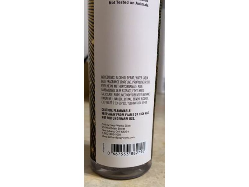 Bath & Body Works Champagne Toast Fine Fragrance Mist, 8 fl oz/236 mL