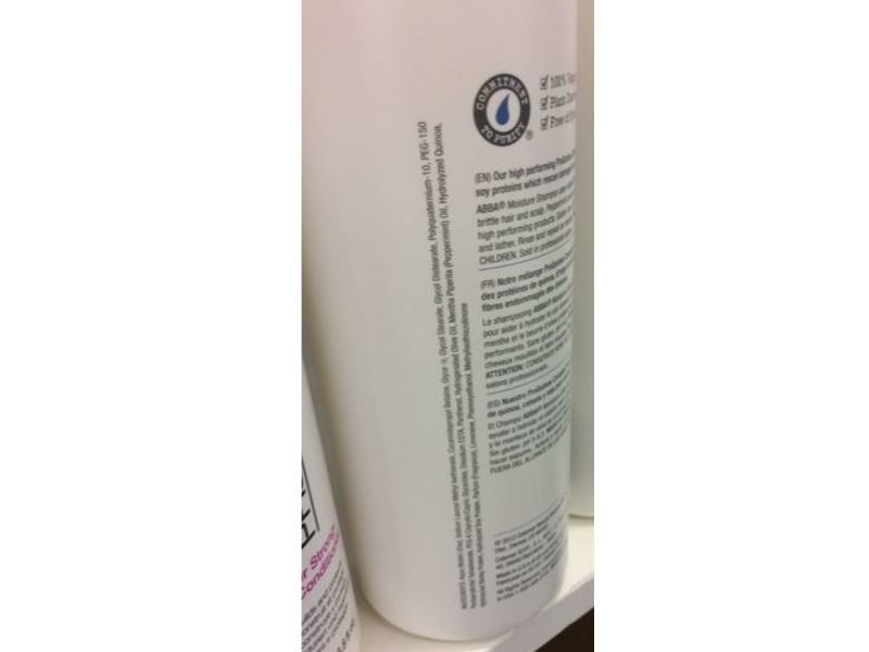 Abba Pure Moisture Shampoo, Olive & Peppermint Oil, 32 fl oz/946 mL