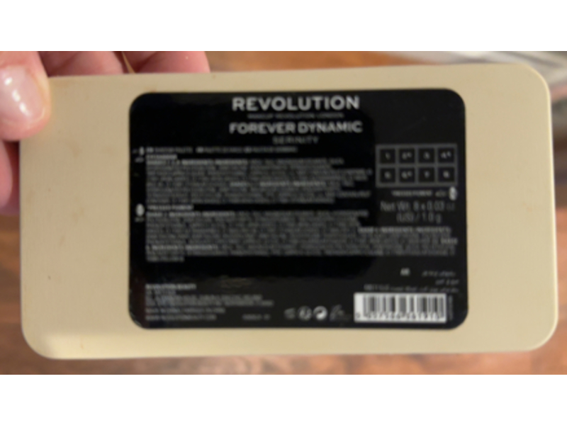 Revolution Forever Flawless Dynamic Eyeshadow Palette, Serenity, 0.24 oz/8 g