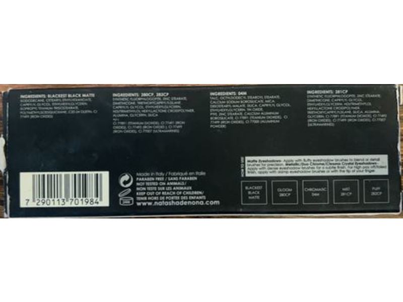 Natasha Denona Mini Xenon Eye Shadow Palette, 0.8 g