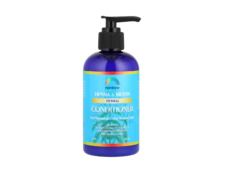 Rainbow Herbal Conditioner, Henna & Biotin, 8 fl oz/240 mL, Pack Of 2