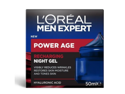 L'Oreal Paris Men Expert Power Age Recharging Night Gel, 50 mL