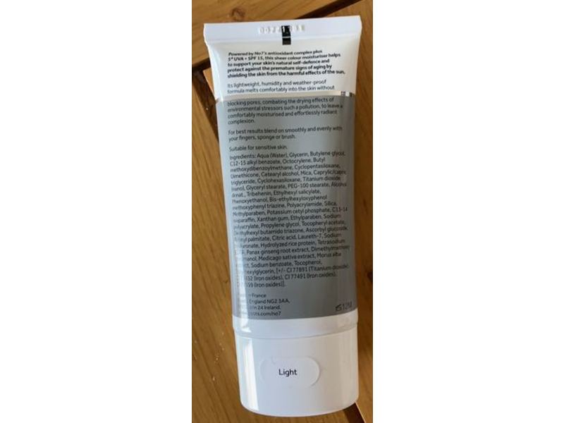 No 7 Shield & Defend City Light Tinted Moisturiser, SPF 15, 1.69 fl oz/50 ml