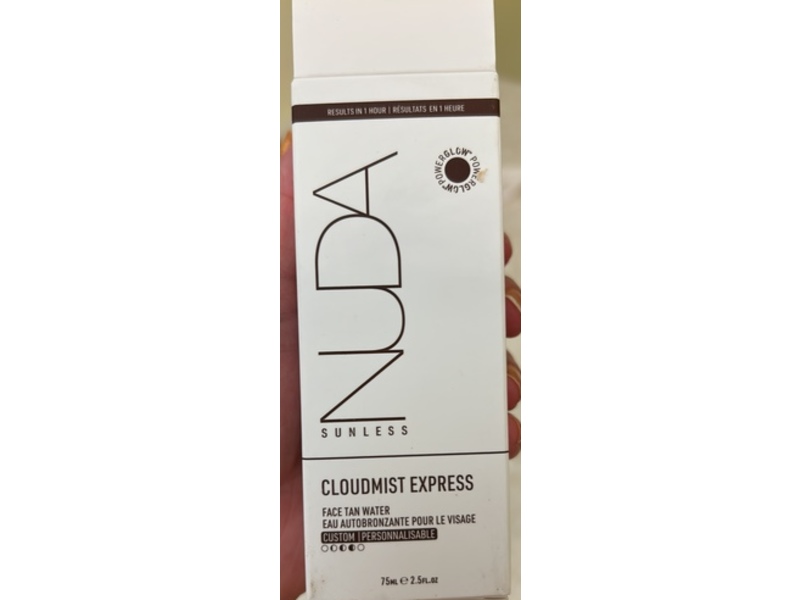 Nuda CloudMist Express Face Tan Water, 2.5 fl oz/75 mL