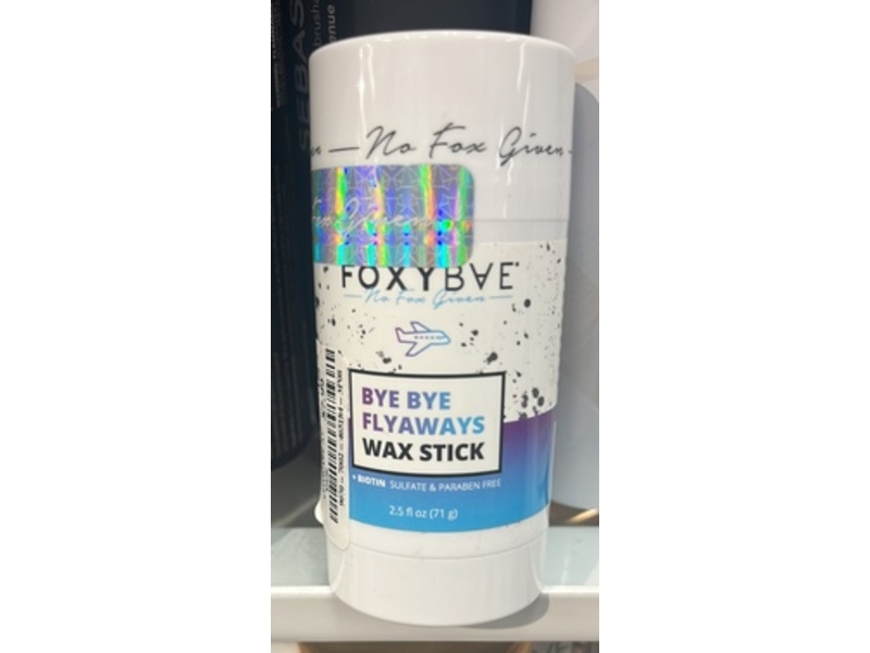 FoxyBae Bye Bye Flyaways Wax Stick, 2.5 fl oz/71 g