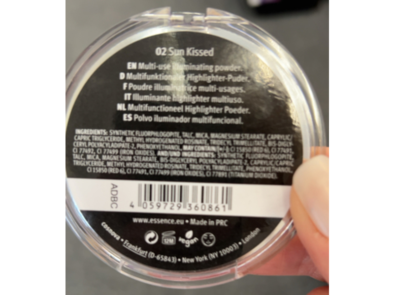 Essence Kissed By The Light Illuminating Powder, 02 Sun Kissed, 0.35 oz/10 g