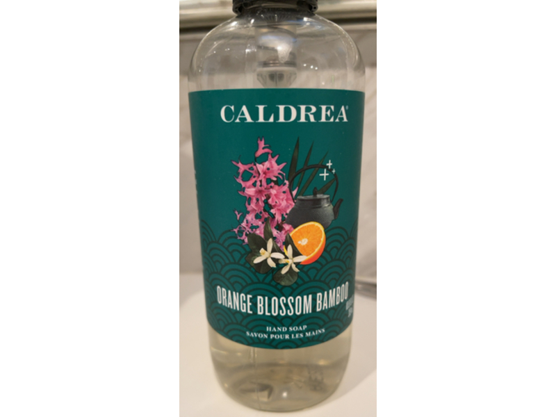 Caldrea Hand Soap, Orange Blossom Bamboo, 10.8 oz/319 mL