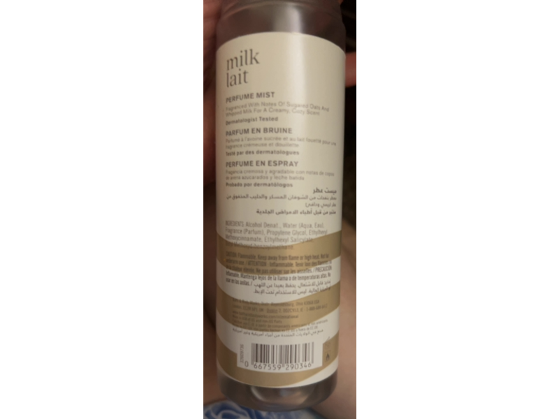 Bath & Body Works Perfume Mist, Milk, 6 fl oz/177 mL