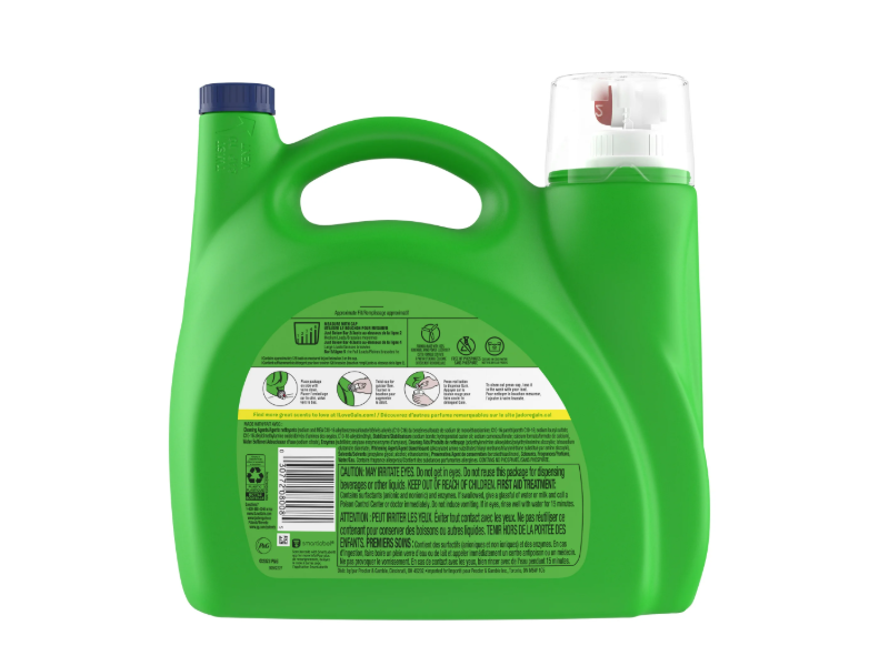 Gain + Aroma Boost Liquid Laundry Detergent, Original Scent, 128 Loads, 184 fl oz/5.44 L.