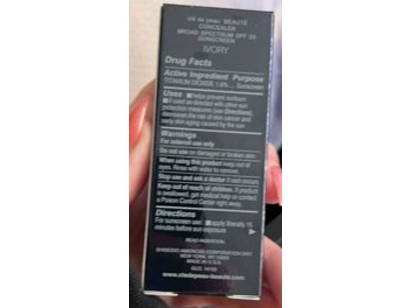 Cle De Peau Beaute Concealer Sunscreen, Ivory, SPF 25, 17 oz/5 g