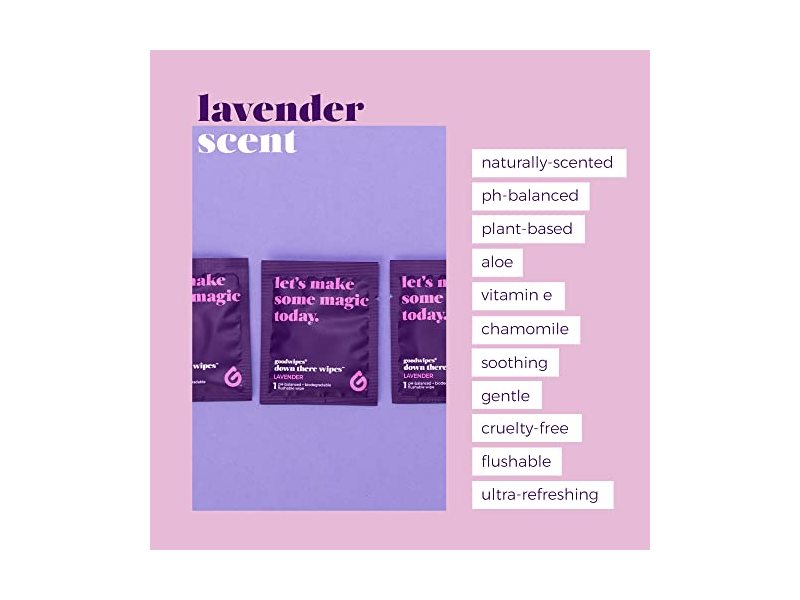 Goodwipes Down There Wipes, Lavender, 32 Wipes