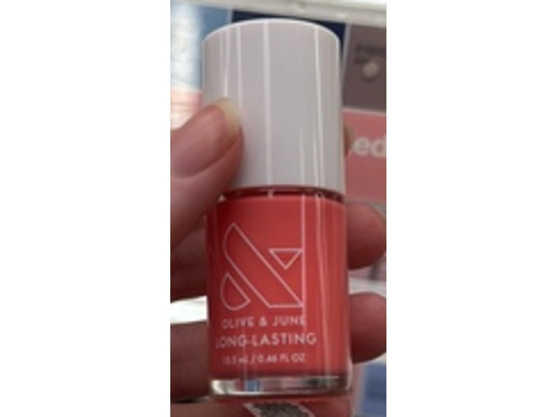 Olive And June Long Lasting Nail Polish, Maine Character Energy Lobster Red. 0.46 fl oz/13.5 mL