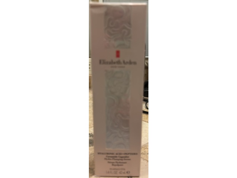 Elizabeth Arden Capsules Hydra-Plumping Serum, Hyaluronic Acid+Peptides Ceramide, 1.4 fl oz/42 mL, 90 Count