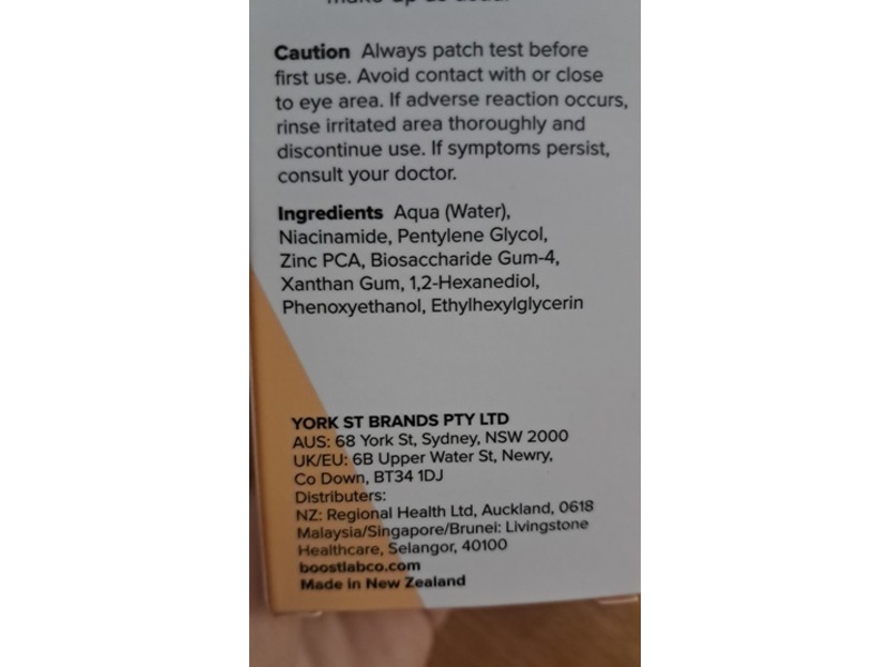 Boost Lab Vitamin B3 Blemish Rescue Serum, 1 fl oz/30 mL